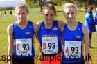 Girls under-13s 2022 Northern Cross Country Relays, Graves Park, Sheffield. Photo: David T. Hewitson/Sports for All Pics